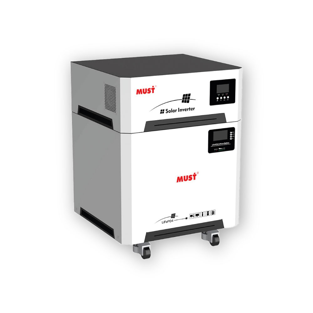 SISTEMA TODO-EN-UNO MUST 6KW + 14.3KWh | HBP33-6048 TLV | AC110V/220V